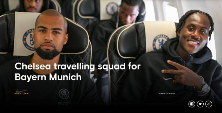 切尔西欧冠vs拜仁名单:帕尔默、埃斯特旺、加纳乔在列 切尔西欧冠vs拜仁名单:帕尔默、埃斯特旺、加纳乔在列